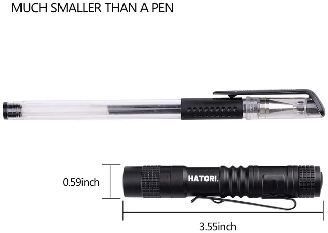 Alt view image 9 of 14 - LED Mini Flashlight, Bright Small Handheld Pocket Flashlights Tactical High Lumens Pen Light for Camping, Outdoor, Emergency, 4 Pack(3.55Inch)