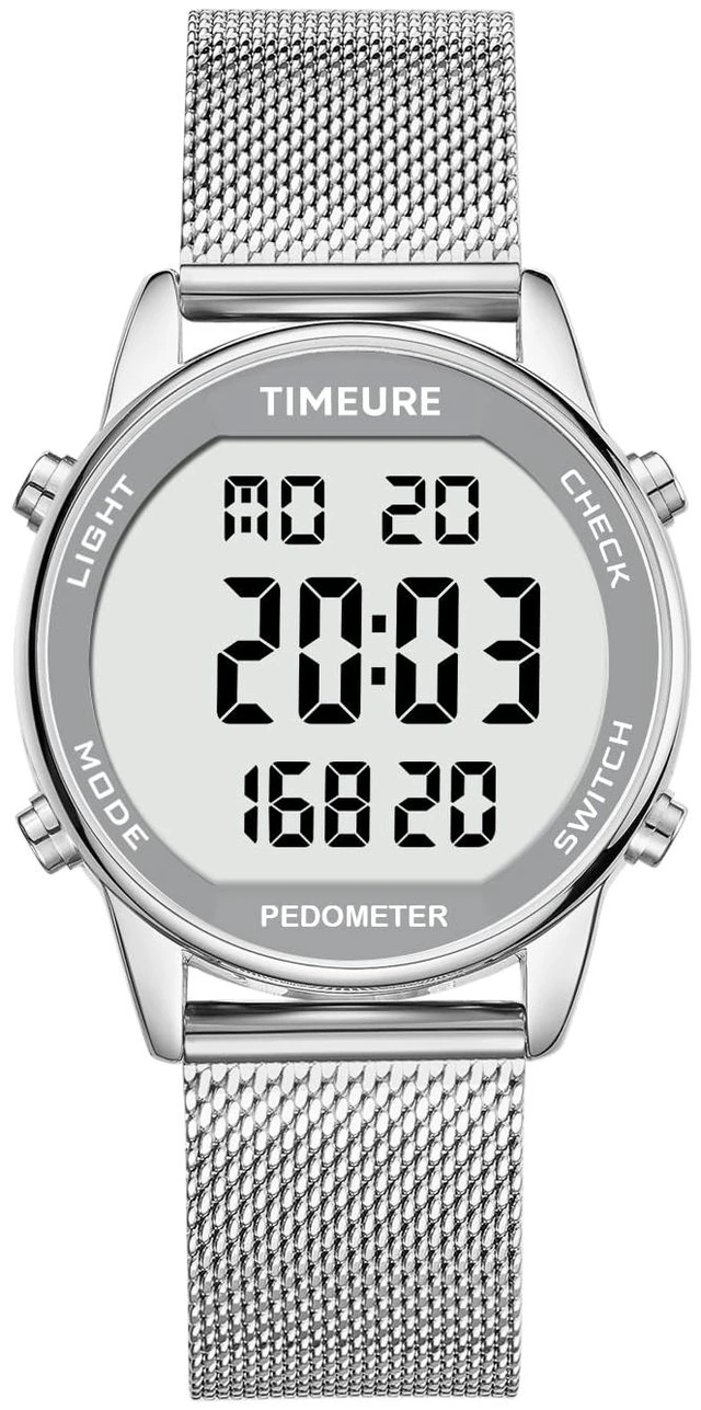 Alt view image 8 of 14 - Pedometer Watch for Women, Step Counter Watch, No App or Charging