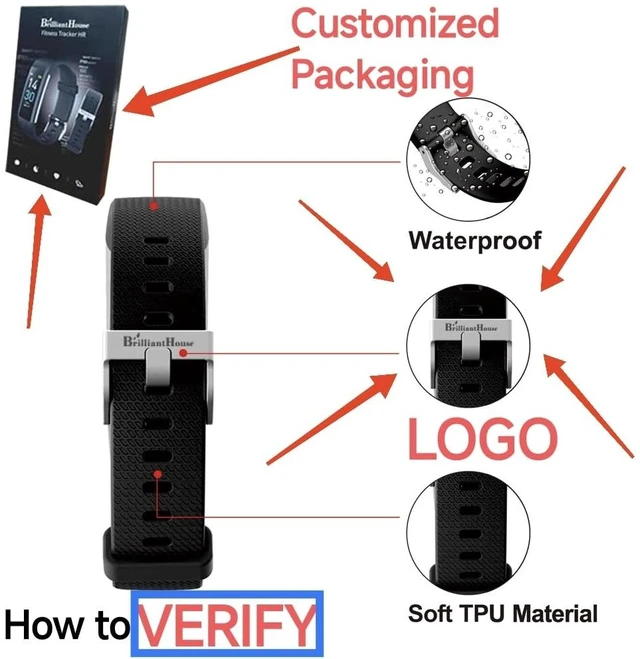 Alt view image 8 of 12 - Fitness Tracker with Heart Rate Monitor/Step Counter/Calories, Activity Tracker Smart Watch Sleep Monitor IP68 Health Tracker Pedometer for Man Women