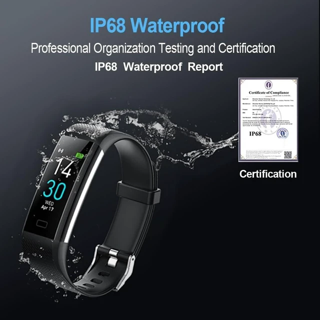 Alt view image 12 of 12 - Fitness Tracker with Heart Rate Monitor/Step Counter/Calories, Activity Tracker Smart Watch Sleep Monitor IP68 Health Tracker Pedometer for Man Women