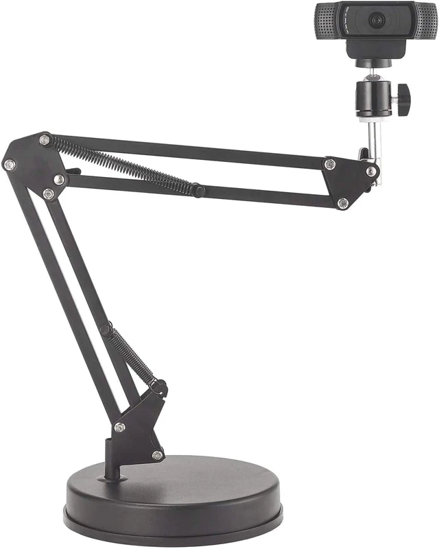 Alt view image 8 of 14 - Webcam Stand,Camera Mount 22 Inch Suspension Boom Scissor Arm Stand,for Webcam C925e C922x C922 C930e C930 C920 C615,Hero 8/7/6/5,Ultra/Pro/Pro 2/Pro 3/Brio 4K,DSLR Camera
