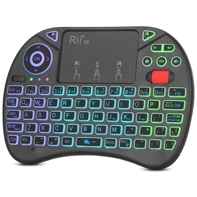 Alt view image 8 of 14 - X8 Mini Keyboard,BT+2.4G Dual Mode Portable Keyboard for HTPC/IPTV