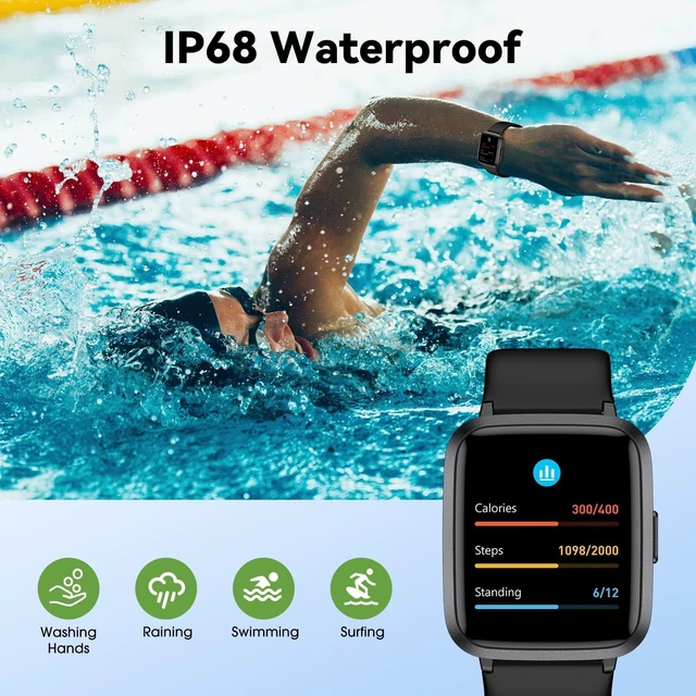 Alt view image 10 of 14 - Fitness Tracker Watch with Heart Rate, Activity Tracker, Pedometer Watch