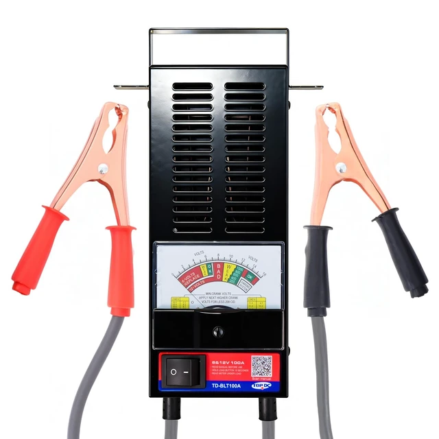 Alt view image 7 of 12 - 100A Battery Load Tester, 6V/12V Car Battery Tester, 100-1000 CCA