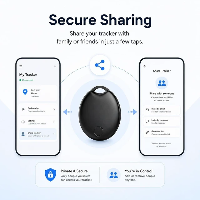 Alt view image 10 of 14 - 2026 Tracker Smart Tags for iOS and Android,Dual System Android Tracker Tags Bluetooth Key Finder Compatible with iOS and Android for Keys, Luggage and More
