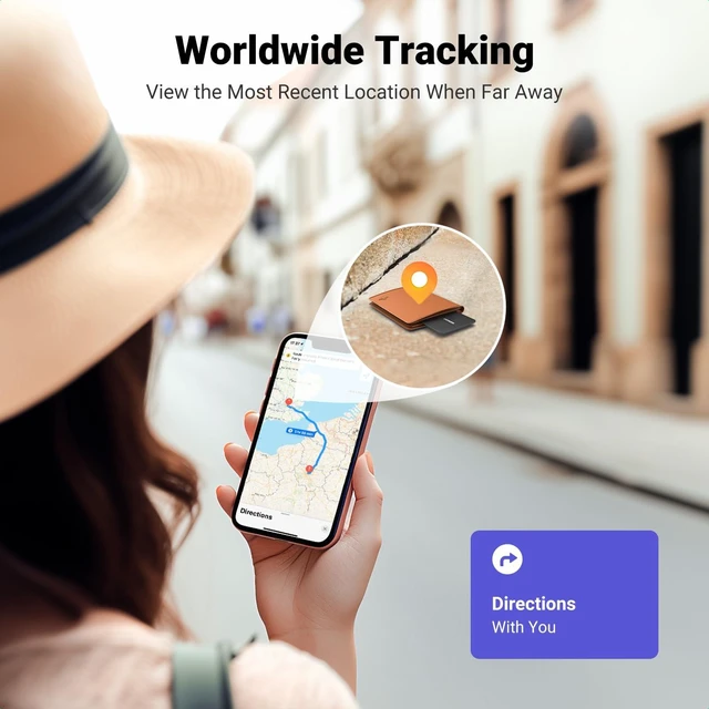 Alt view image 11 of 14 - FineTrack Slim Wallet Tracker Card (iOS Only)