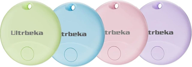 Alt view image 8 of 14 - Air Tracker Tag 4 Pack Bluetooth Item Finder for iPhone MFi Certified Smart Tracker Compatible with Apple Find My, IP67 Waterproof Key Finder for Keys, Wallet, Luggage, Bike, Backpack