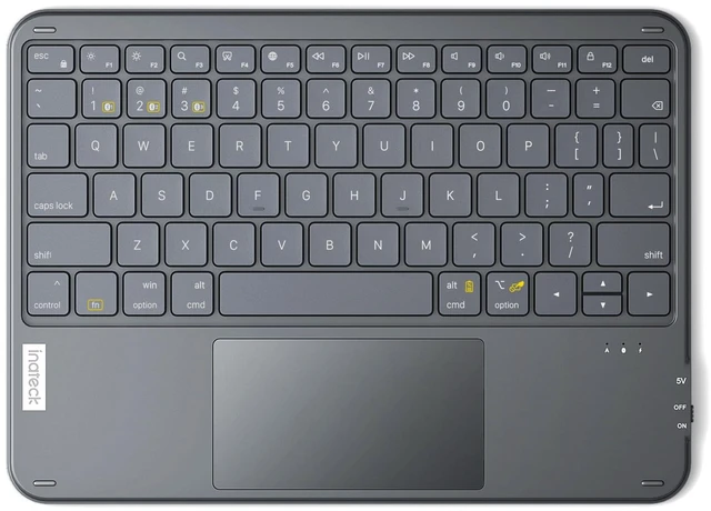 Alt view image 8 of 14 - Ultra-Slim Tablet Keyboard, Trackpad, 228g, Bluetooth 5.3