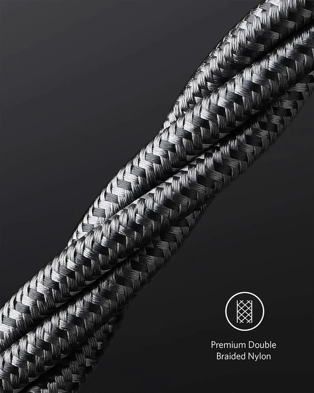Alt view image 13 of 14 - USB C to USB C Cable, 100W Fast Charging Cable (2-Pack, 10 ft, Black)