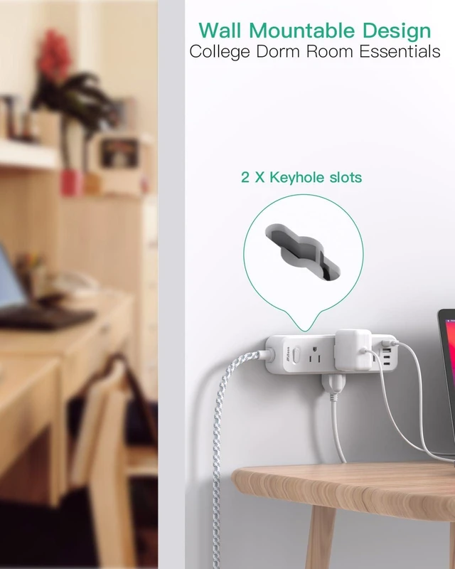 Alt view image 14 of 14 - Extension Cord with Multiple Outlets 15FT, 13-in-1 Long Power Strip