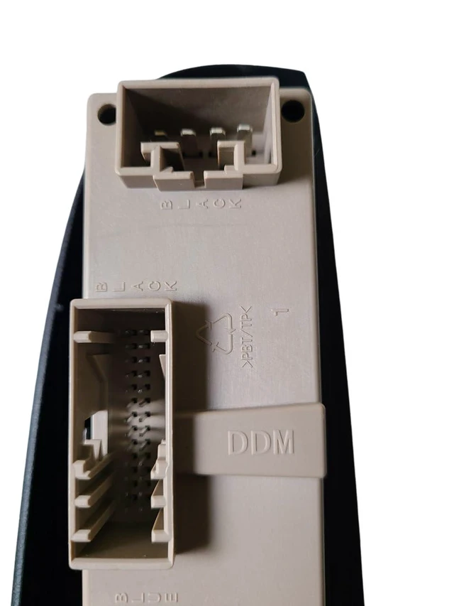 Alt view image 11 of 12 - Window Master Switch & Dark Gray Bezel for 2003-2006 GMC Sierra, Chevrolet Silverado, Suburban, Tahoe, Yukon, Avalanche (Dark Pewter, Crew Cab,15883319, 15883320, 15883321,15883323)