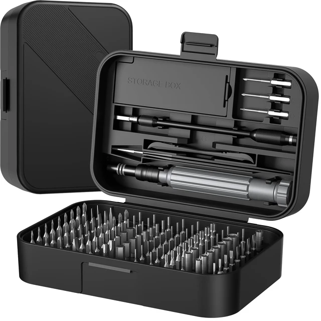 Alt view image 8 of 14 - Precision Screwdriver Set, 150 in 1 Magnetic Screwdriver Set with mini built-in box, Repair Tool Kit for Computer, Laptop, iPhone, Macbook, PC, PS5, Xbox Controller, RC, Jewelers, Glasses