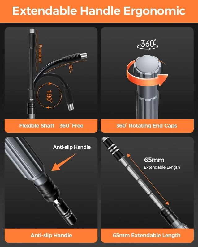 Alt view image 12 of 14 - Precision Screwdriver Set, 150 in 1 Magnetic Screwdriver Set with mini built-in box, Repair Tool Kit for Computer, Laptop, iPhone, Macbook, PC, PS5, Xbox Controller, RC, Jewelers, Glasses