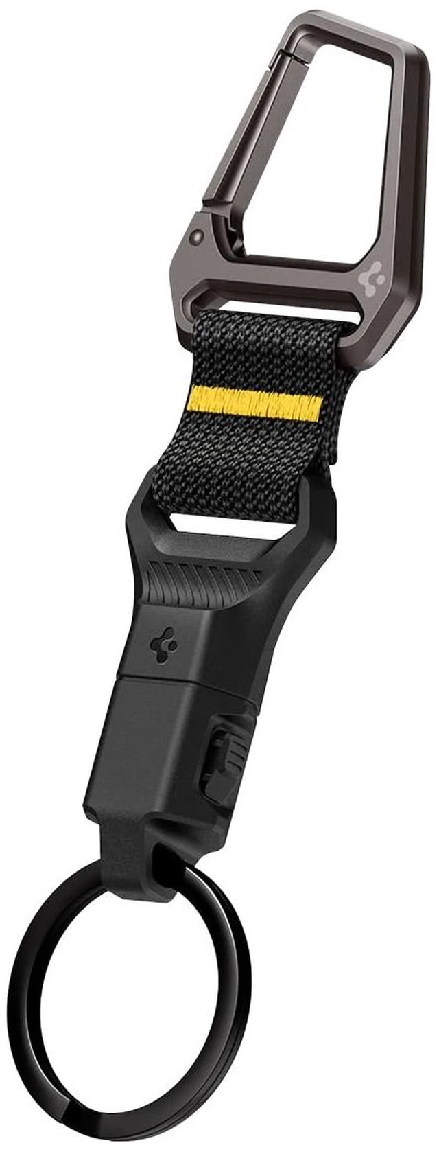 Alt view image 8 of 14 - Life Magnetic Keychain Key Holder, Quick Release | Secure Lock System, Detachable Carabiner Clip, for Men & Women - Black