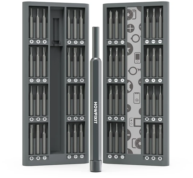 Alt view image 8 of 14 - PRO 48 Bit Precision Screwdriver Set for iPhone, Smartphone, MacBook, Laptop, Tablet, Camera, Switch, PS5, Xbox, Game Console & Controller Repair