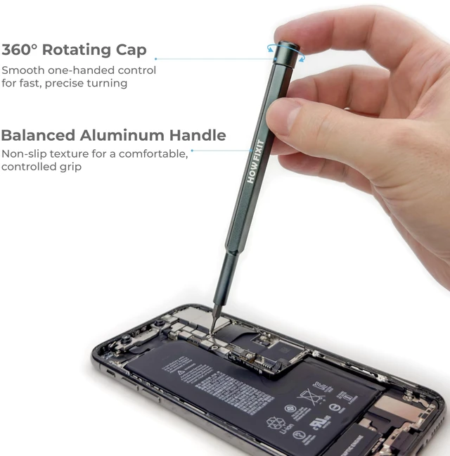 Alt view image 11 of 14 - PRO 48 Bit Precision Screwdriver Set for iPhone, Smartphone, MacBook, Laptop, Tablet, Camera, Switch, PS5, Xbox, Game Console & Controller Repair