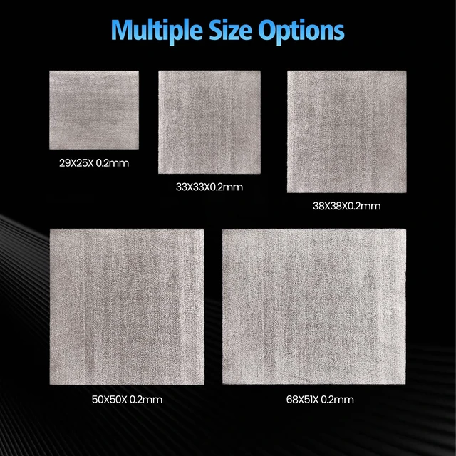 Alt view image 11 of 14 - Graphene Thermal Pad (75x72x0.2mm) - Conductive CPU/GPU Cooling Sheet | 100W/mK Upgrade Your Cooling Performance