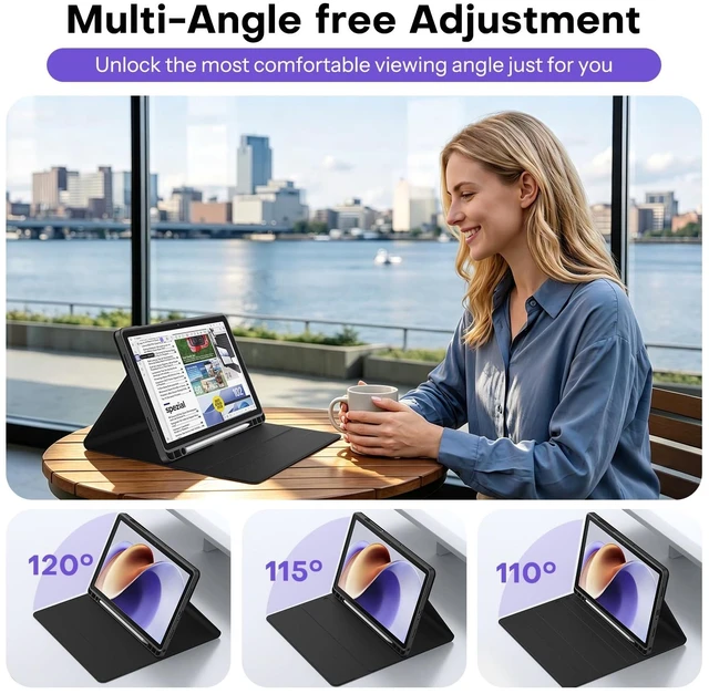 Alt view image 13 of 14 - Case and Keyboard Mouse Set for Galaxy Tab A11 Plus/A9 Plus 11 inch | Backlit Mouse, S Pen Holder, Portable, Detachable Magnetic Keyboard Protective Cover for Study Work Travel