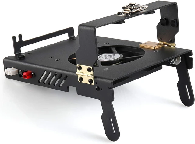 Alt view image 8 of 14 - Radioddity G90-H1 Bracket Holder Quiet Cooling Fan 2-in-1 for Xiegu G90