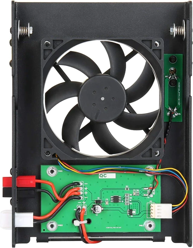 Alt view image 11 of 14 - Radioddity G90-H1 Bracket Holder Quiet Cooling Fan 2-in-1 for Xiegu G90