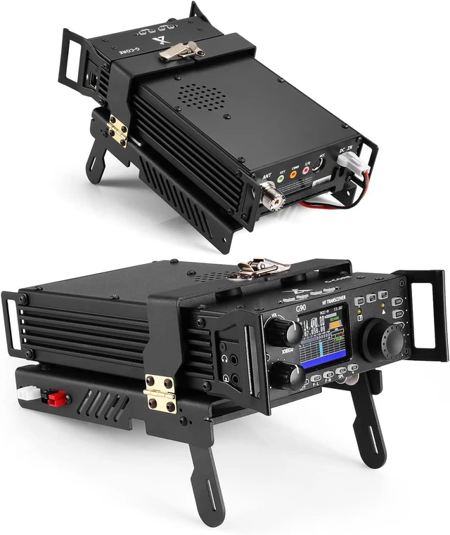 Alt view image 10 of 14 - Radioddity G90-H1 Bracket Holder Quiet Cooling Fan 2-in-1 for Xiegu G90