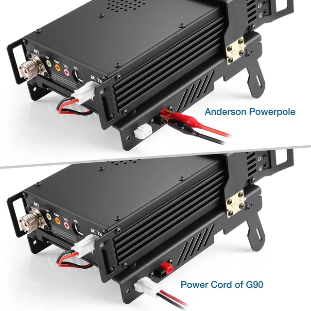 Alt view image 14 of 14 - Radioddity G90-H1 Bracket Holder Quiet Cooling Fan 2-in-1 for Xiegu G90