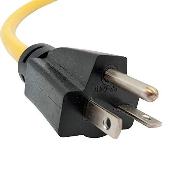 Alt view image 7 of 10 - Parkworld 60509 NEMA 6-20 Splitter, 6-20P to (2) 6-20R (T-Blade Female Also for 6-15R Adapter) 250V, 20A, 5000W, 3 Feet
