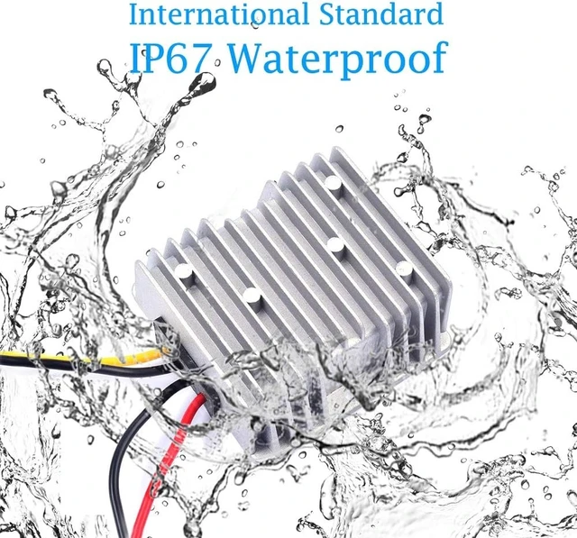Alt view image 4 of 7 - 12V 144W Car Voltage Stabilizer, DC 10-36V to 12V Regulator for Auto, Truck, Boat & Solar