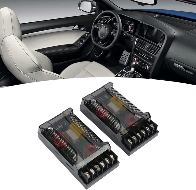 Alt view image 4 of 7 - 300 Watts 2-Way Crossover, Universal Car Audio Speaker Frequency Divider with Heat Dissipation