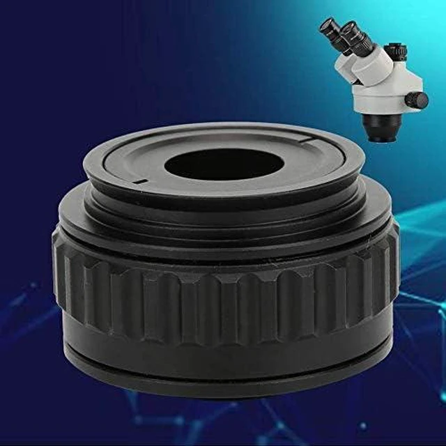 Alt view image 3 of 5 - 0.35X C-Mount Microscope Lens Adapter Camera Interface Adapter Accessory for Trinocular Stereo Microscope