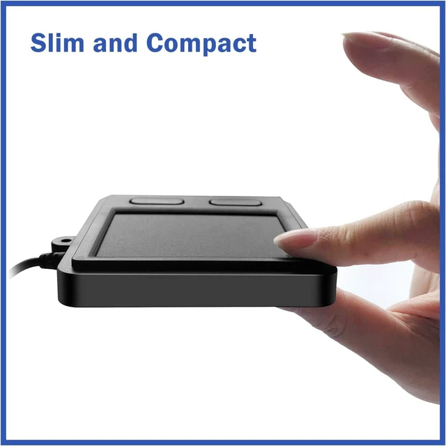 Alt view image 4 of 6 - MCSaite Portable Wired USB Touchpad Trackpad for Professional & Industrial Use with Computer, Laptop, Mac & Notebook