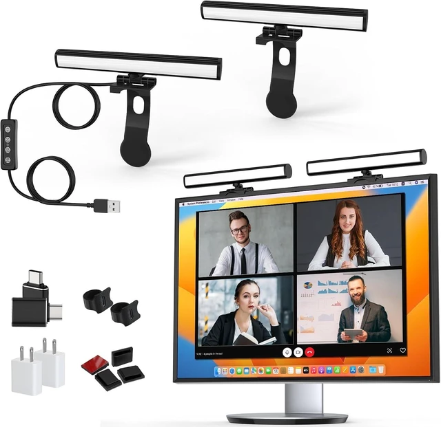 Main image of Video Conference Light Bar, Eye-Caring Screen Light for Webcam Streaming & Zoom Meetings