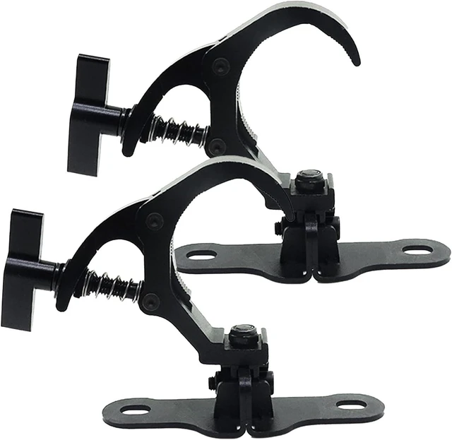 Alt view image 4 of 7 - LED Stage Light Truss Clip Standard Truss Hook for Spot Lights, Black