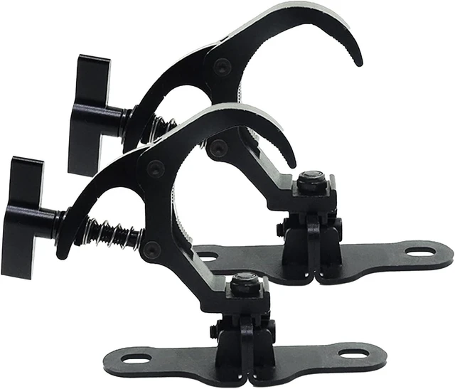 Alt view image 7 of 7 - LED Stage Light Truss Clip Standard Truss Hook for Spot Lights, Black