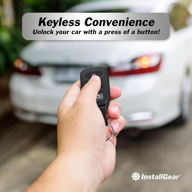 Alt view image 2 of 7 - Keyless Entry System with Two 3-Button Remotes & 4 Door Actuators, Central Locking Power Lock Kit for Car, Auto, Truck