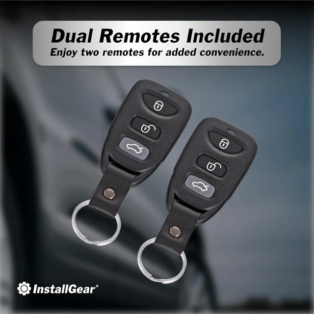 Alt view image 4 of 7 - Keyless Entry System with Two 3-Button Remotes & 4 Door Actuators, Central Locking Power Lock Kit for Car, Auto, Truck