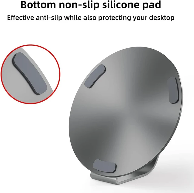 Alt view image 3 of 6 - Movable Projector Stand with 38mm Ball Head Tilt Portable Desktop Mount for 3.5mm Input Projectors, Home Office & Outdoor