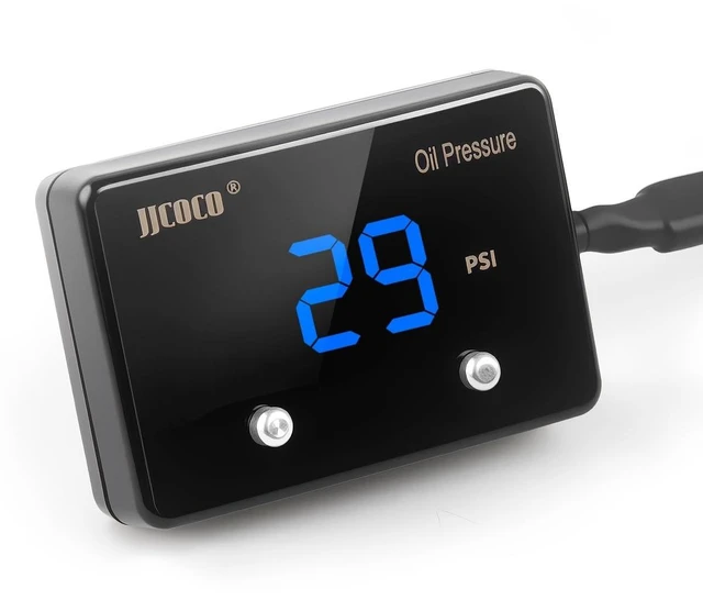 Main image of 12V Oil Pressure Gauge with LED Digital Display, 232PSI Pressure Gauge Meter Kit with Oil Pressure Sensor for Car, Truck & Vehicle