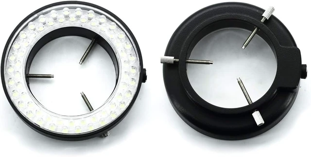 Alt view image 2 of 5 - Adjustable 60-LED Ring Light Illuminator Lamp for Stereo Zoom Microscope, 2 PCS