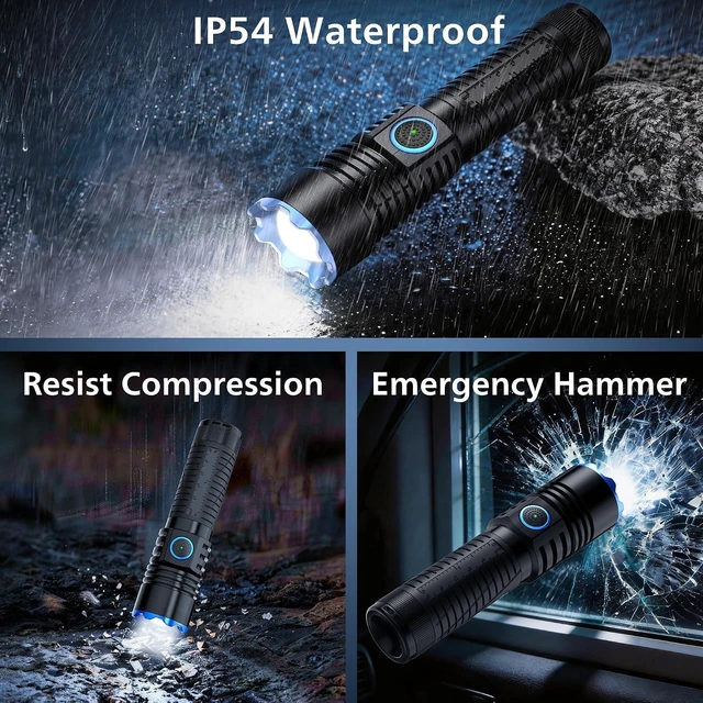 Alt view image 5 of 7 - EDC Flashlight High Lumens for Home 5 Modes Bright LED Tactical Pocket Flashlight for Emergencies, Hunting & Camping, Everyday Carry Gift for Men