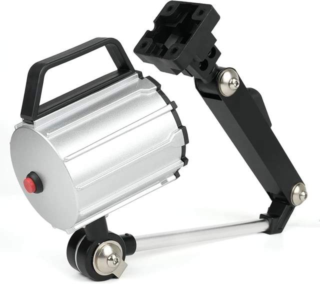 Alt view image 5 of 5 - Articulating LED Work Light 18W Machine Light, 1800 Lumens Flexible Wood Lathe & Drill Press Lighting, 110-220V