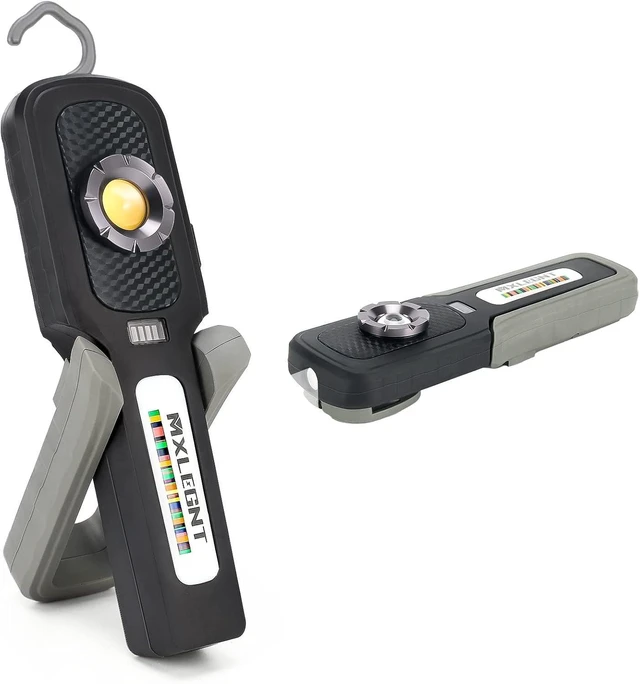 Main image of Rechargeable LED Detailing Paint Inspection Lamp with Magnet & Swirl Finder for Car Mechanics, Color Match Light 2700k 4500k 6500k, 93+ CRI, 500LM