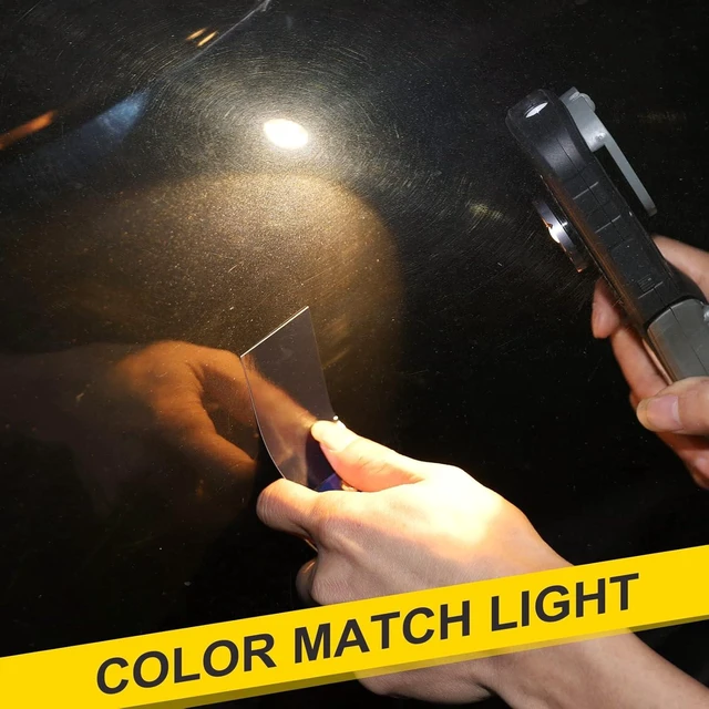 Alt view image 6 of 7 - Rechargeable LED Detailing Paint Inspection Lamp with Magnet & Swirl Finder for Car Mechanics, Color Match Light 2700k 4500k 6500k, 93+ CRI, 500LM