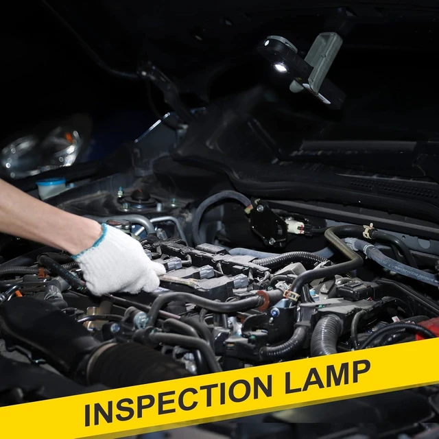 Alt view image 7 of 7 - Rechargeable LED Detailing Paint Inspection Lamp with Magnet & Swirl Finder for Car Mechanics, Color Match Light 2700k 4500k 6500k, 93+ CRI, 500LM