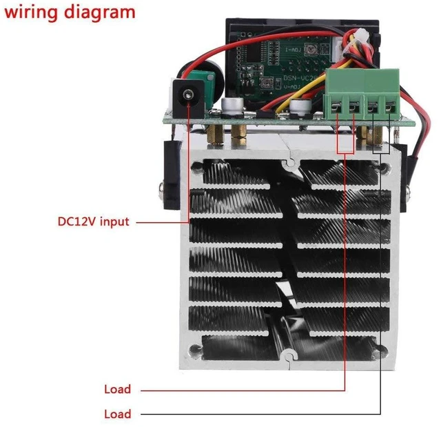 Alt view image 3 of 7 - DC 12V Electronic Load Tester - 0-10A 100W Constant Current Discharge Battery Capacity Tester Module for Power Bank Testing