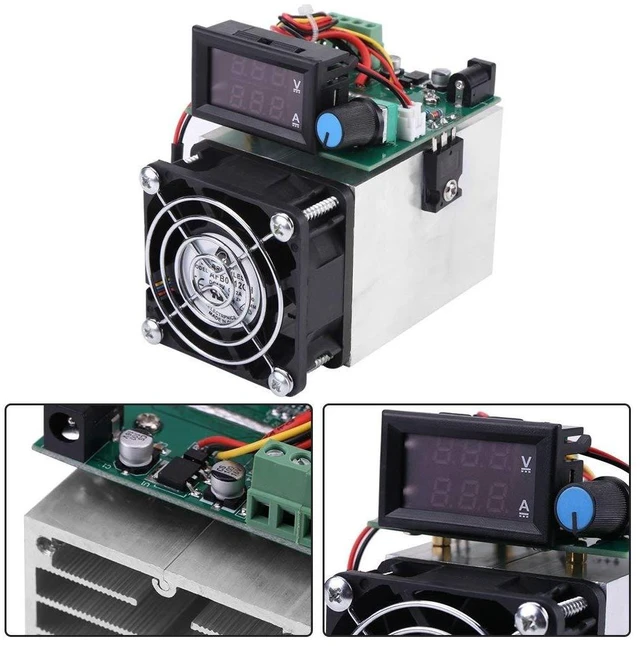Alt view image 4 of 7 - DC 12V Electronic Load Tester - 0-10A 100W Constant Current Discharge Battery Capacity Tester Module for Power Bank Testing