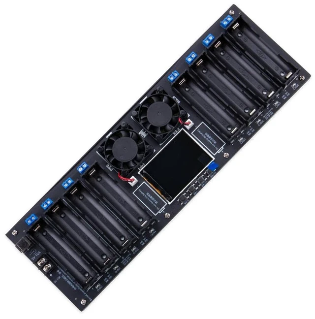 Main image of 1 Pcs Type-C 8-Channel 18650 Lithium Battery Capacity Tester mAh/mWh Digital Detector Module with Internal Resistance Test, Auto Charge/Discharge
