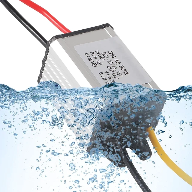 Alt view image 6 of 7 - 10PCS DC-DC Buck Power Converter Module, Adjustable Voltage Regulator 8-22V to 3-15V 5V 12V 3A for Car Auto Vehicle Motor