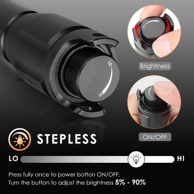 Alt view image 4 of 7 - H5 T50 940nm IR Illuminator Flashlight for Night Vision Zoomable Infrared Light with Dual Remote Pressure Switch & Scope Mount Set