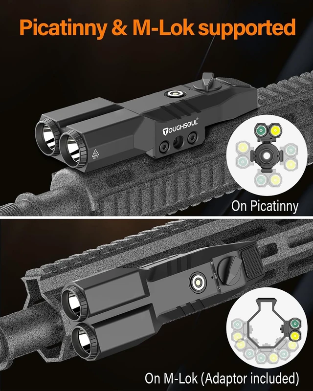 Alt view image 3 of 7 - MLOK/Picatinny Mounted 940nm IR Illuminator 2-in-1 Infrared LED Light